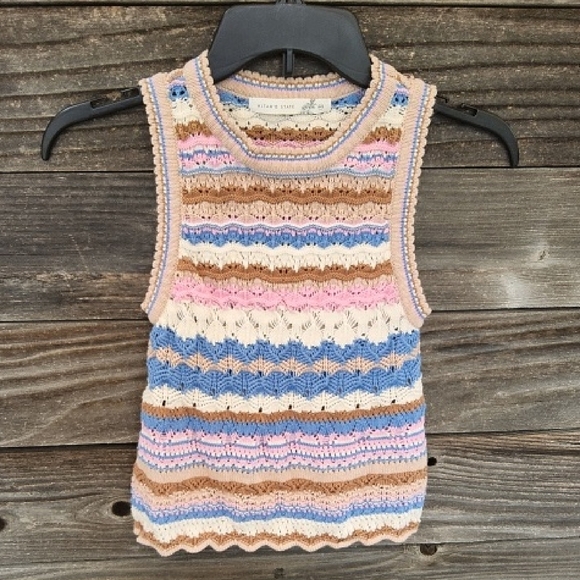 Altar'd State Tops - Altar'd State Crochet Knit Top Size XXS